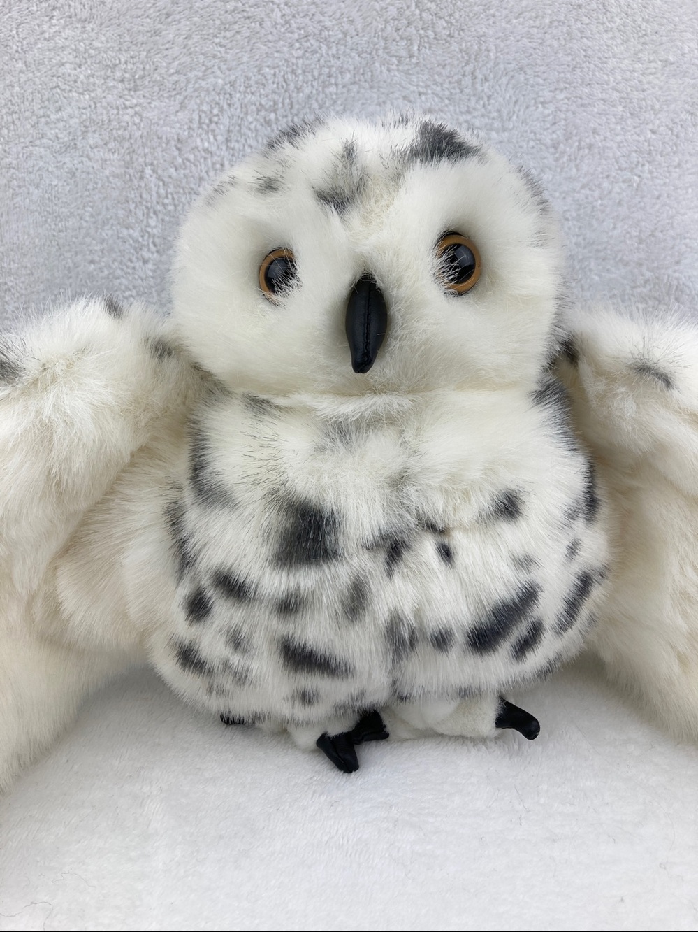 Folkmanis Snowy Owl Hand Puppet Plush Toy 21”